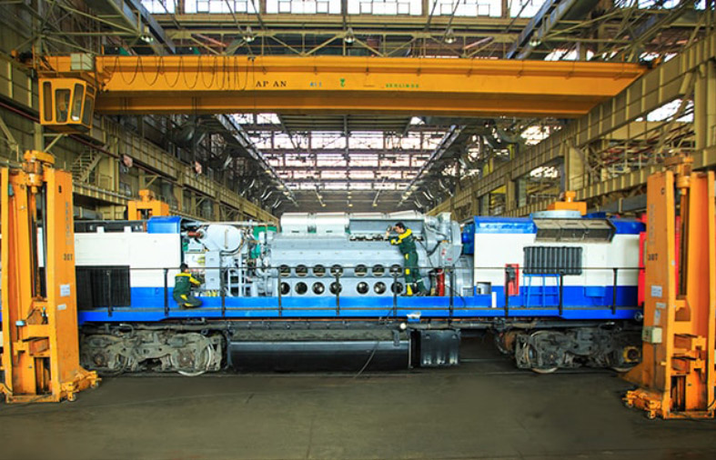 rail fleet overhaul - overhaul locomotives - taam locomotive arya